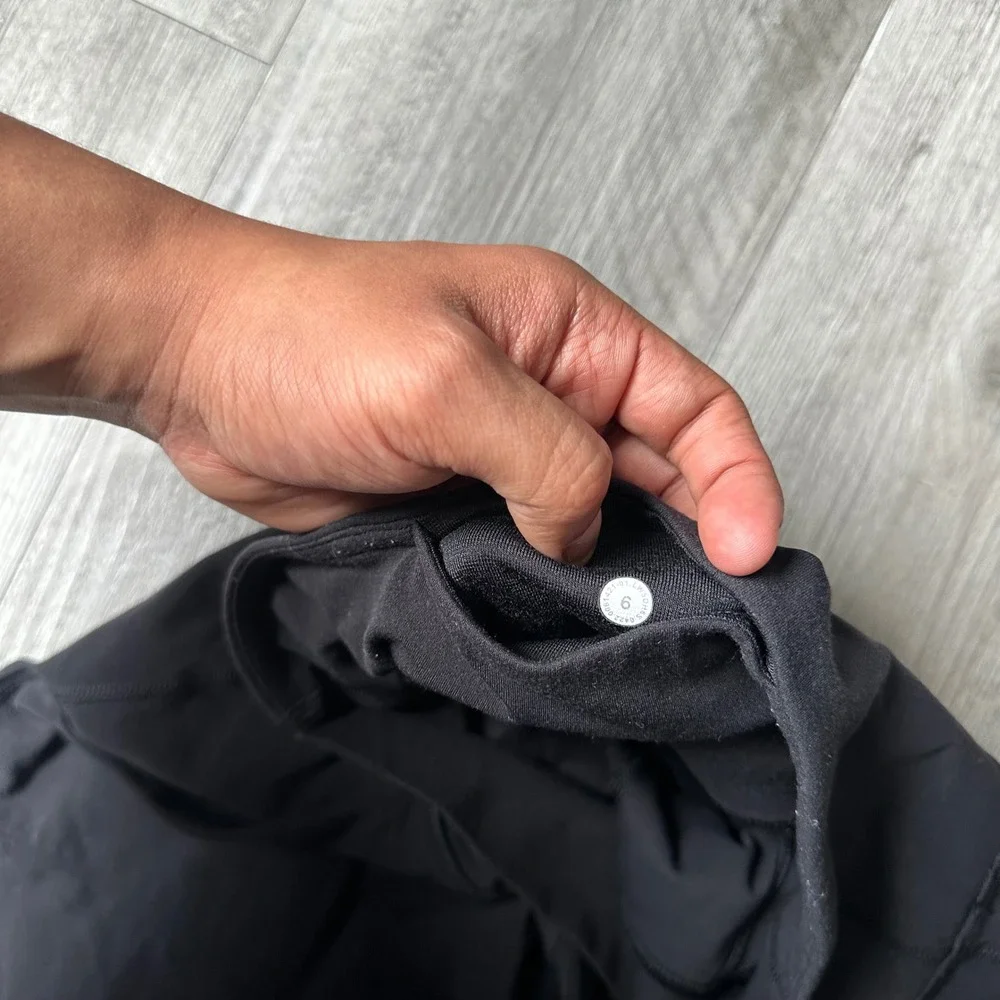 Lululemon Black High Rise‎ Jogger Sweatpants Women's Size 6